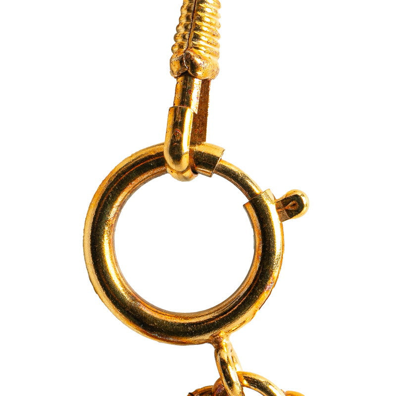 Chanel Lion Burst Medallion Pendant Necklace Metal Necklace in Good condition