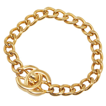 Chanel CC Turnlock Chain Bracelet Metal Bracelet in Good condition