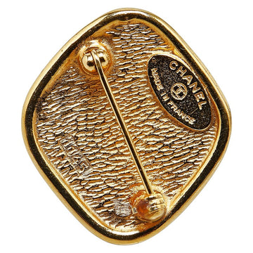 Chanel Diamond Frame 31 Rue Cambon Brooch Metal Brooch in Excellent condition