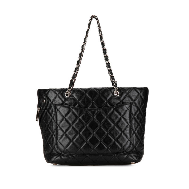 Chanel Coco Mark Cambon Chain Tote Bag Leather Tote Bag in Good condition