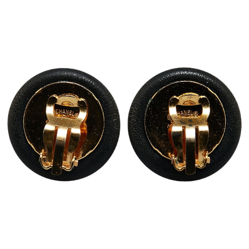 Chanel CC Clip On Earrings Plastic Earrings in Good condition