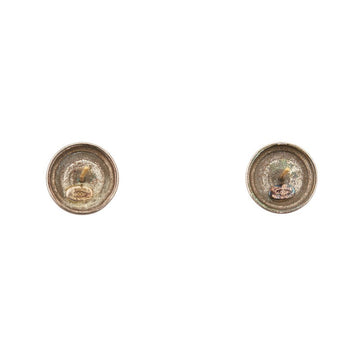 Chanel CC Stud Earrings  Metal Earrings in Fair condition