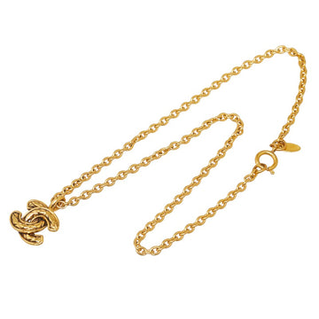 Chanel CC Matelasse Pendant Necklace  Metal Necklace in Good condition