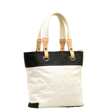 Chanel Small Paris Biarritz Canvas Tote Canvas Tote Bag in Good condition