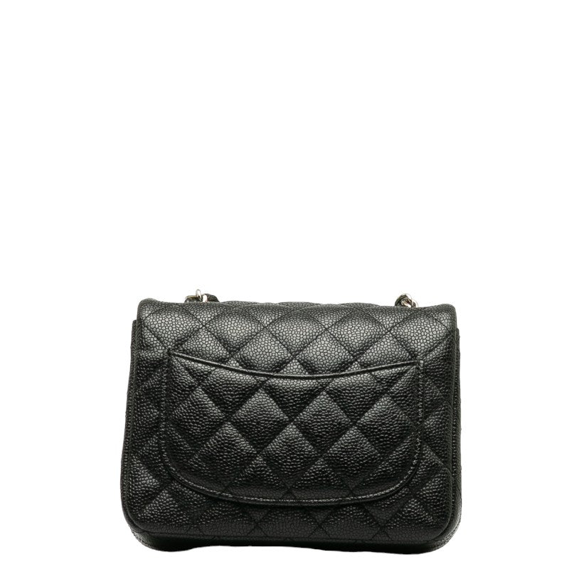 Chanel CC Caviar Matelasse Mini Shoulder Bag  Leather Shoulder Bag in Good condition