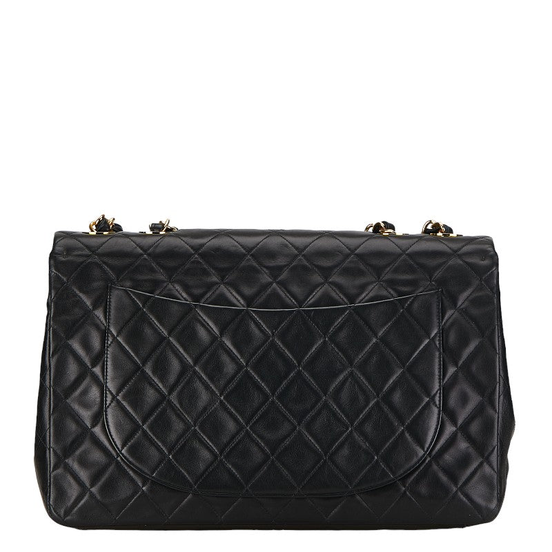 Chanel Maxi Classic Double Flap Bag Leather Shoulder Bag in Good condition