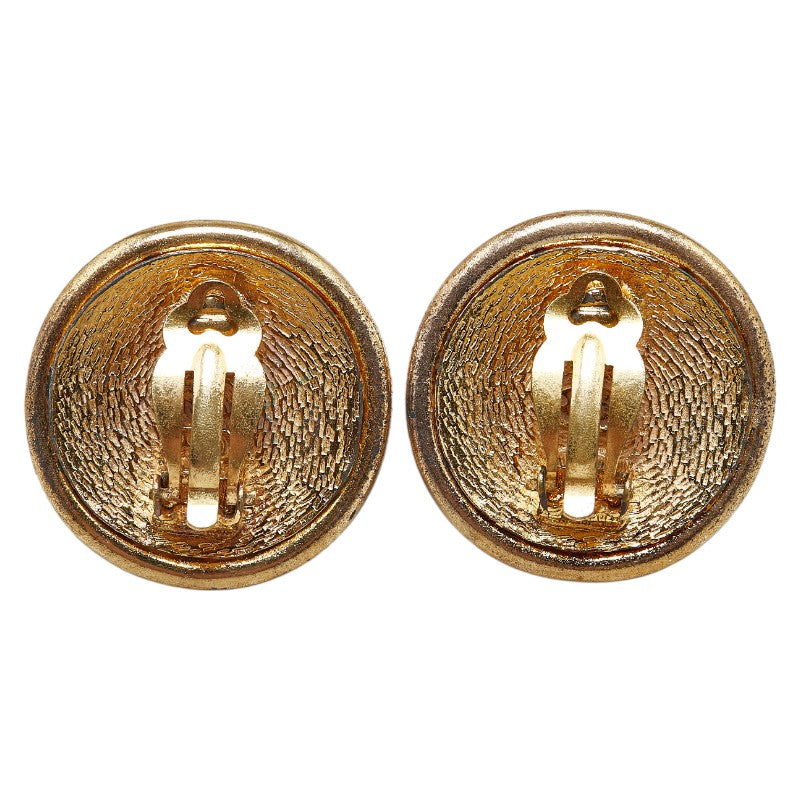 Chanel CC Clip On Earrings  Metal Earrings in Good condition