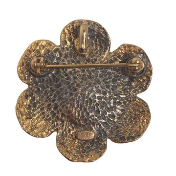 CHANEL Brooch unknown gold Brooch vintage Camelia Women Used