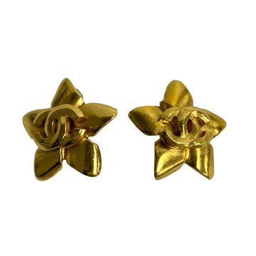 CHANEL Earring Gold Plated gold