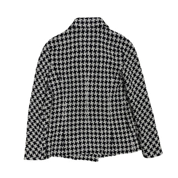 CHANEL tailored jacket silk white 36