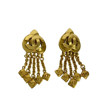 CHANEL Earring Gold Plated gold