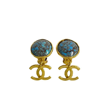 CHANEL Earring Gold Plated gold