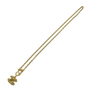 CHANEL Necklace Gold Plated gold