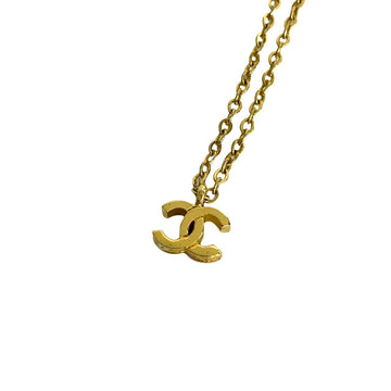 CHANEL Necklace Gold Plated gold