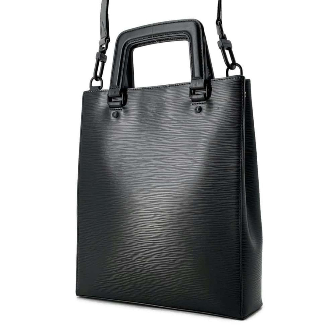 Louis Vuitton  Noir Epi Leather Handbag Shoulder Bag