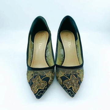 Christian Dior embroidered high heels