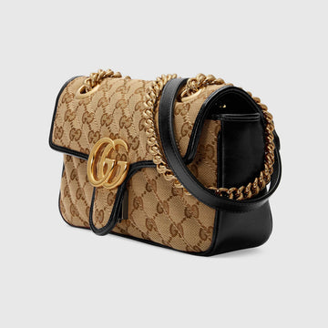 Gucci GG Marmont Mini Bag Original GG Canvas