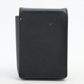 Chanel Coco Mark Caviarskin Cigarette Case Black
