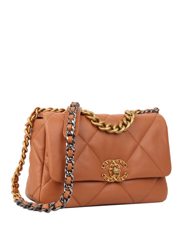 Chanel Small Caramel 19 Bag.