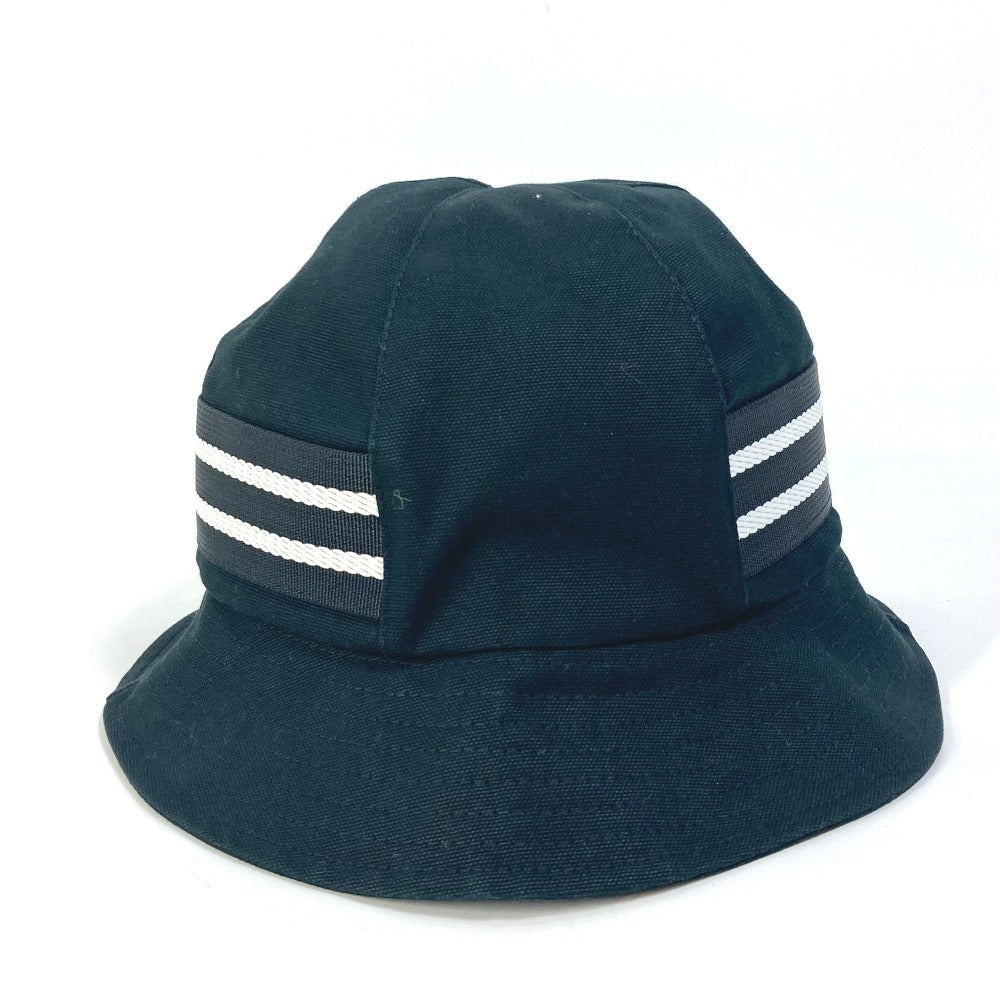 CHANEL hat cotton black sportssports Tennis CC COCO Mark Women Used