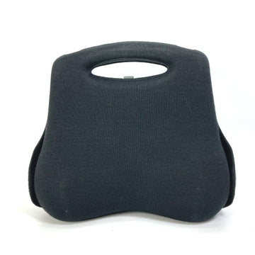 CHANEL Handbag canvas black Hip bag Women Used