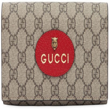 Gucci Neo Vintage Supreme Continental Wallet Red