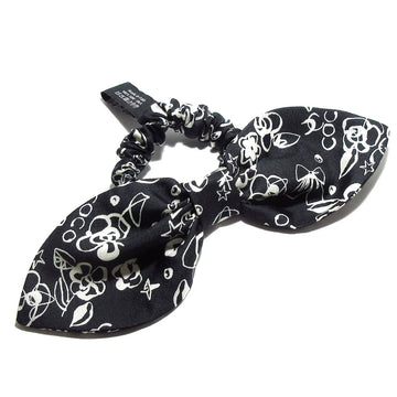 Chanel bow silk hair accessory