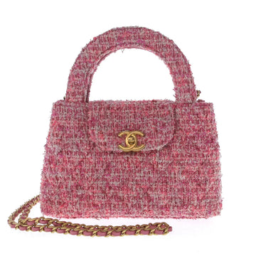 Chanel Kelly Pink tweed Mini Bag