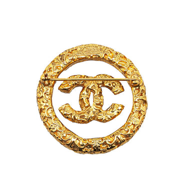 Chanel CC Logo Brooch Metal Brooch in Excellent condition