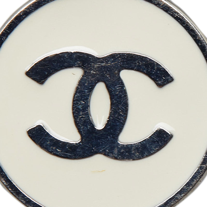 Chanel CC Clip On Earrings Metal Earrings in Good condition
