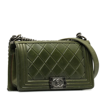 Chanel Claasic Le Boy Flap Bag  Leather Shoulder Bag in Good condition