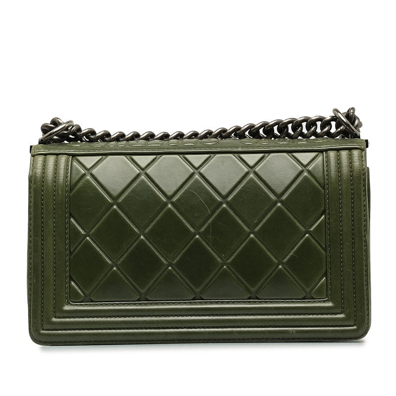Chanel Claasic Le Boy Flap Bag  Leather Shoulder Bag in Good condition