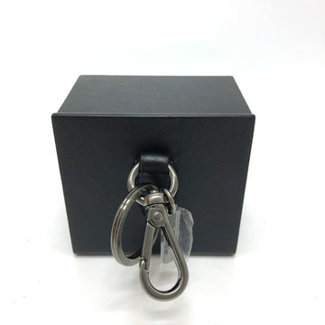 FENDI key ring 7AR894 leather black logo/accessories mini box Women