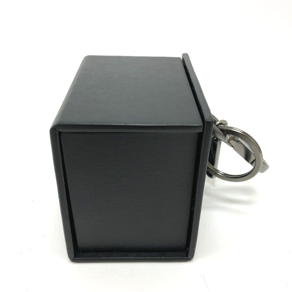 FENDI key ring 7AR894 leather black logo/accessories mini box Women