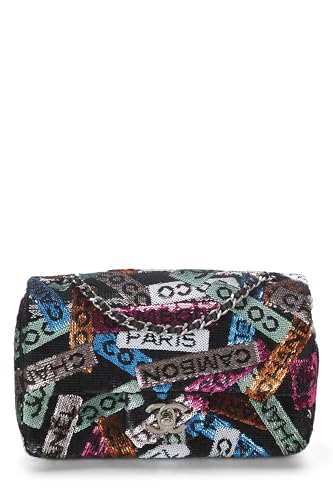Chanel,  Multicolor Sequin Half Flap Small, Multi