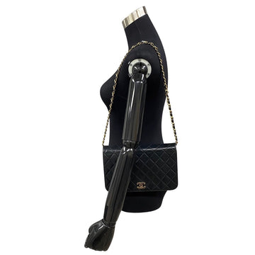 Chanel Quilted CC Full Flap Bag Leather Crossbody Bag in Good condition