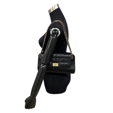 Chanel  Chocolate Bar Mademoiselle Accordion Bag  Leather Handbag in Good condition