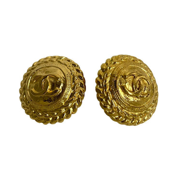 CHANEL Earring Gold Plated gold