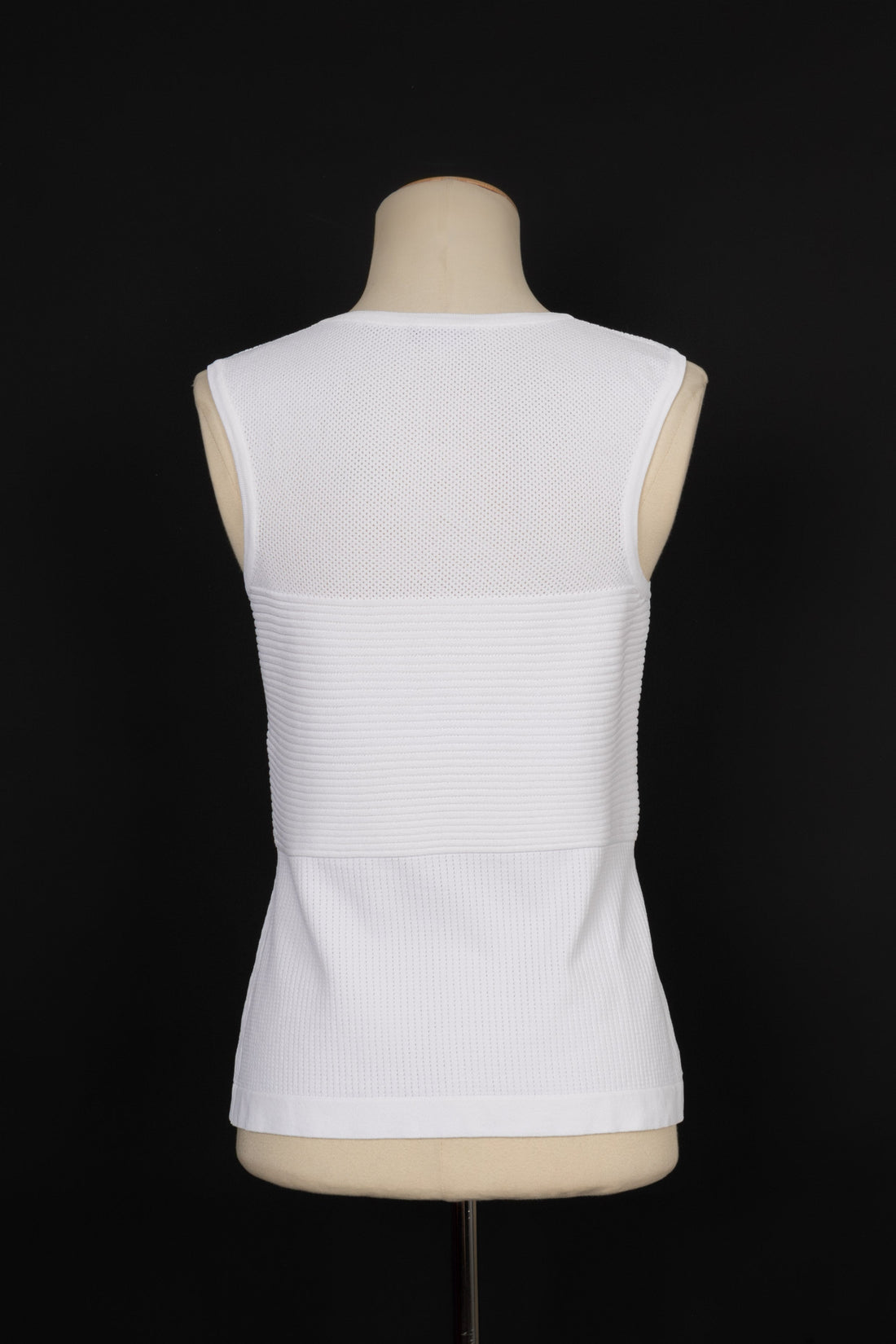 Haut en coton blanc Chanel