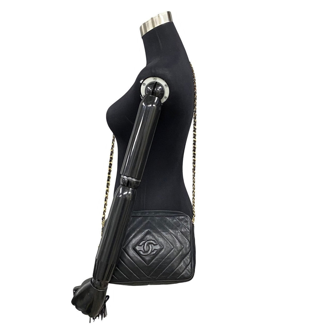 Chanel CC Tassel Camera Bag  Leather Crossbody Bag in Good condition