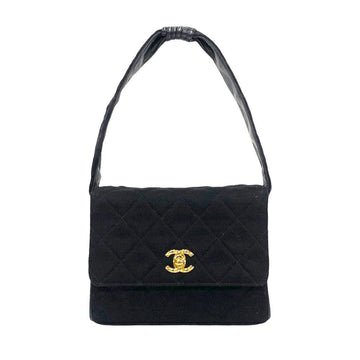 Chanel CC Satin Matelasse Handbag  Canvas Handbag in Excellent condition