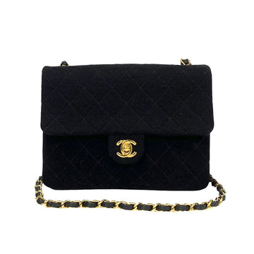 Chanel CC Satin Flap Crossbody Bag  Canvas Crossbody Bag in Good condition