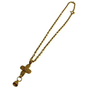 CHANEL Necklace Gold Plated gold
