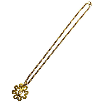 CHANEL Necklace Gold Plated gold