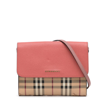 Burberry Loxley Brown Haymarket Canvas