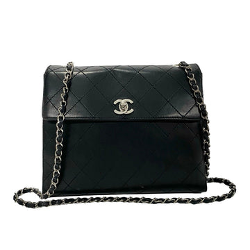 Chanel Matelasse Lambskin 26cm Chain Shoulder Bag Leather Shoulder Bag 59289 in Excellent condition