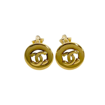 CHANEL Earring Gold Plated gold