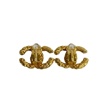 CHANEL Earring Gold Plated gold