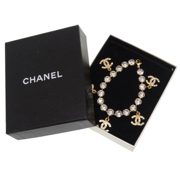 CHANEL bracelet Rhinestone gold COCO Mark vintage