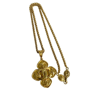CHANEL Necklace Gold Plated gold